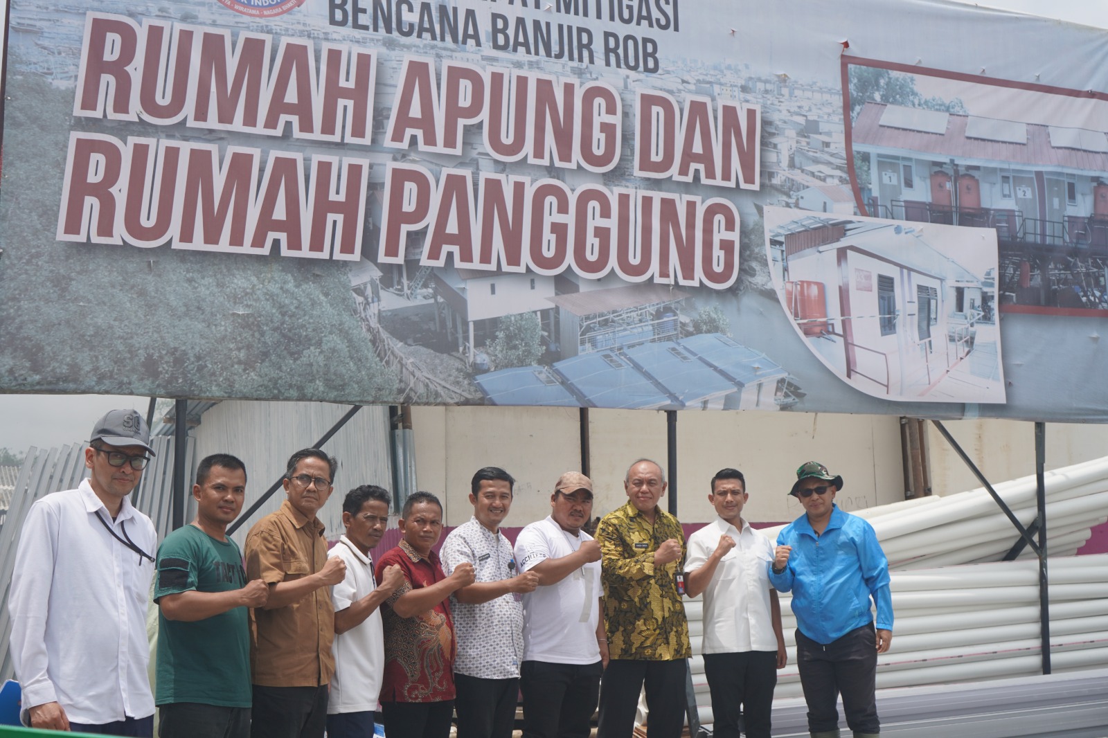 Kunjungan Lapangan Rumah Apung dan Rumah Panggung Muara Angke Jakarta Utara - Foto